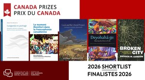Federation for the Humanities and Social Sciences announces 2026 Canada Prizes shortlist