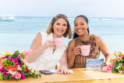 Jenna Bush Hager and Sheinelle Jones on the set of NBC’s TODAY with Jenna & Sheinelle at Sandals Dunn’s River, filmed on location for a special two-episode broadcast, sponsored by Sandals Resorts and the Jamaica Tourist Board.