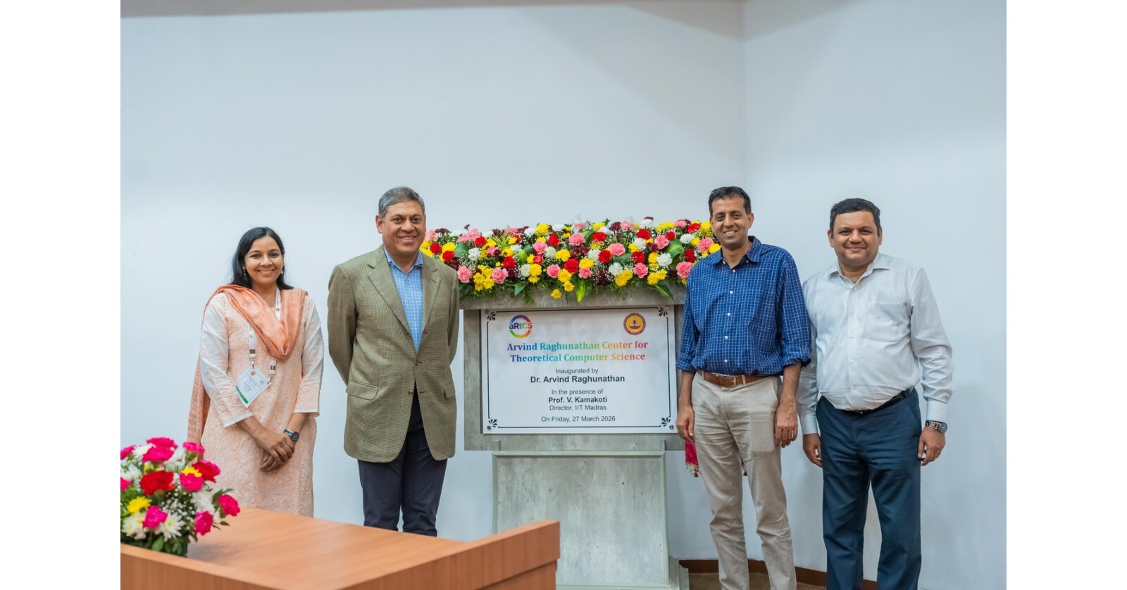 IIT Madras Centre for Theoretical Computer Science Named For Alumnus Arvind Raghunathan, Co-Founder of Roc360