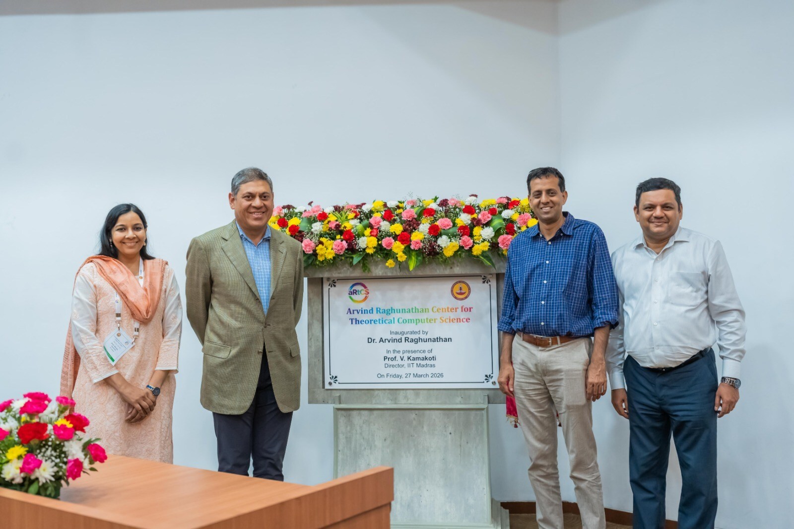 IIT Madras Centre for Theoretical Computer Science Named For