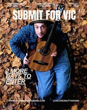 Team Clermont and Classic City Rotary Announce the 2026 10th Annual Vic Chesnutt Songwriter of the Year Awards April 23, 8:00p.m., Morton Theatre, Athens, Georgia.