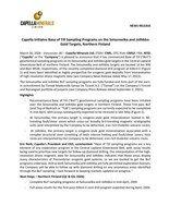 Capella Initiates Base of Till Sampling Programs on the Seisunselka and Jolhikko Gold Targets, Northern Finland (CNW Group/Capella Minerals Limited)