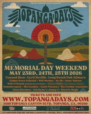 2026 Topanga Days Lineup Announced: Canned Heat, Cyril Neville, and Long Beach Dub Allstars Headline