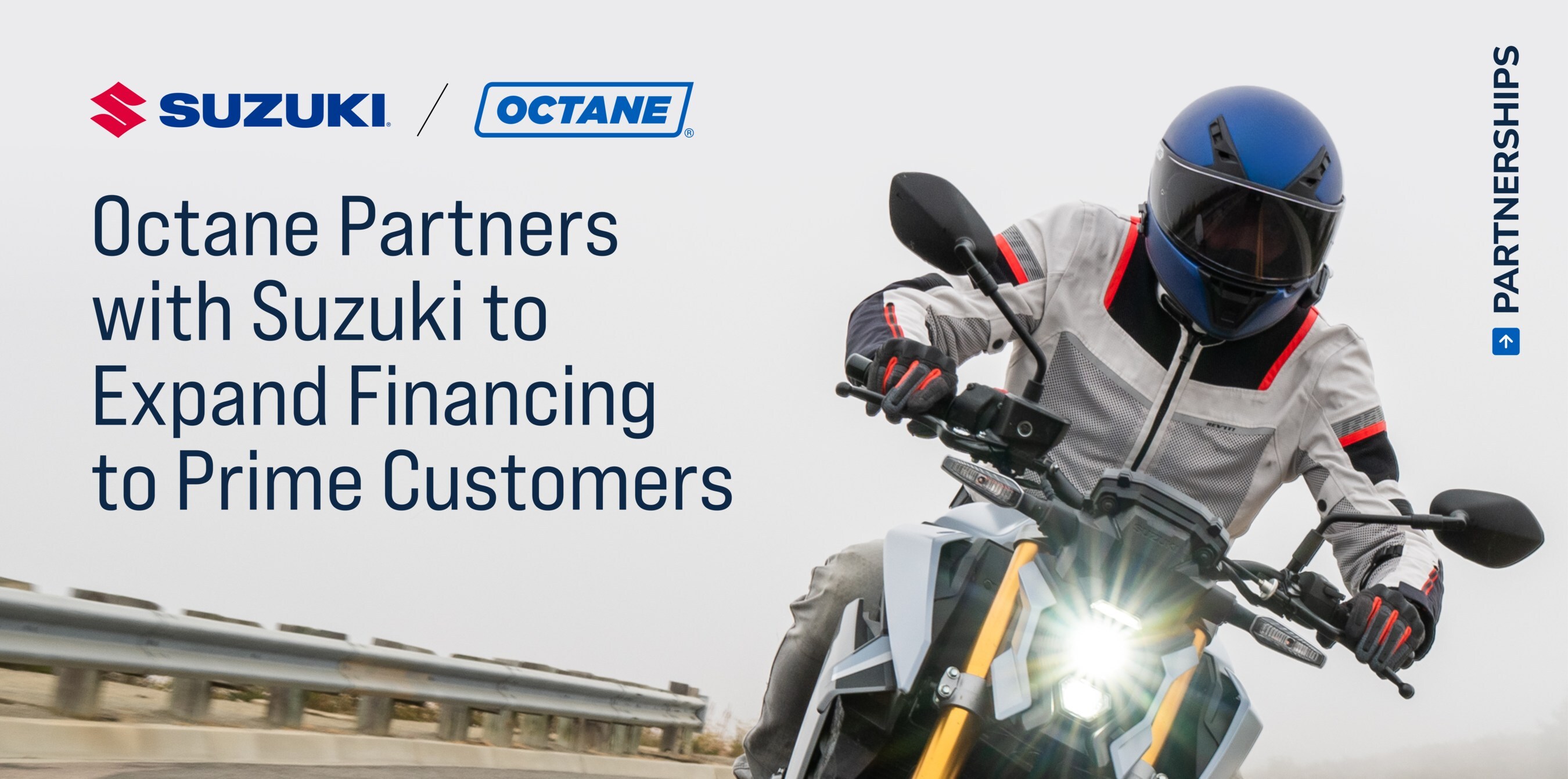 Octane Partners with Suzuki to Expand Financing to Prime Cus
