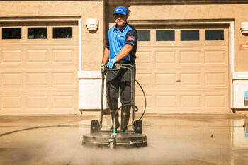Power Washing Contractor Surface Cleaning Driveway