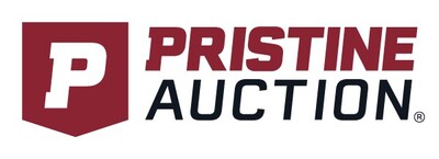 Pristine Auction logo. Pristine Auction is an online auction house specializing in authenticated sports memorabilia and trading cards.