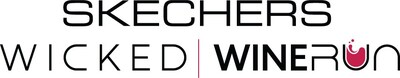 Skechers and Wicked Wine Run Logos