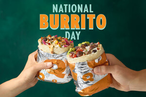 QDOBA® Invites Fans to "Block the Burrito Hour" with a National Burrito Day Deal