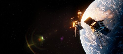 Depiction of Cluster 14 on orbit.