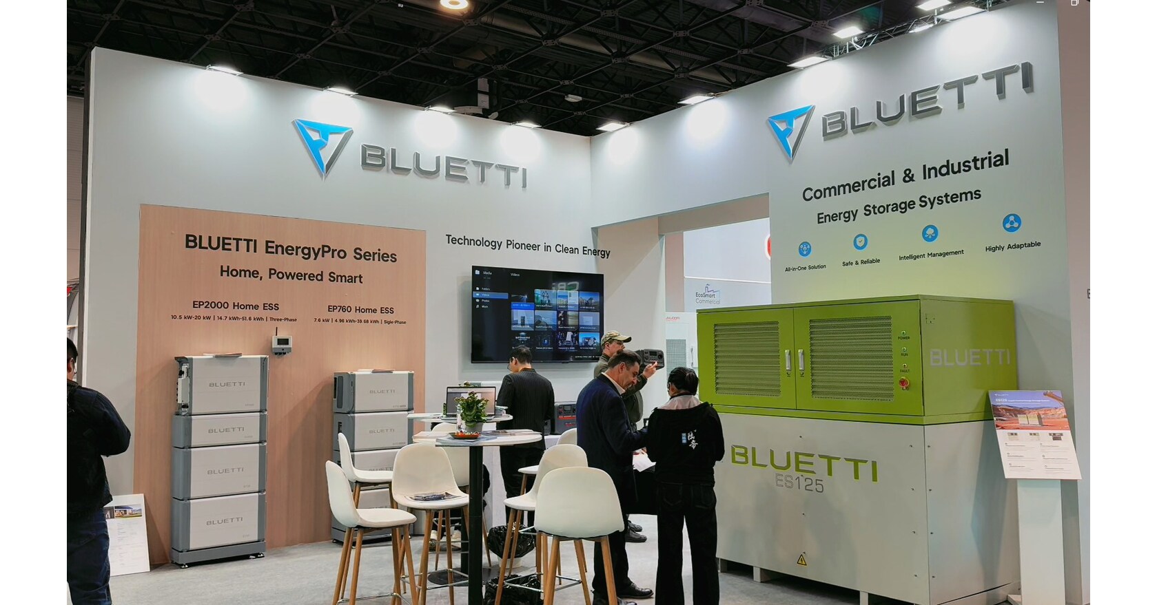 BLUETTI pr&auml;sentiert ES125 C&I Energiespeichersystem und Home ESS auf der RENEO 2026