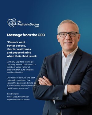 My Pediatric Doctor Launches National 24/7 Urgent Pediatric Care Telehealth Platform and Sets A Strategic Vision for Health System and Payer Integration