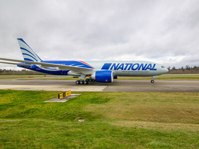 National Airlines Boeing 777-200F Aircraft (N791CA) during test flights 3