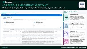 Censia AI Launches Workday Marketplace App That Helps HR Leaders Understand and Act on AI-Powered Workforce Intelligence