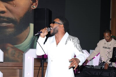 Eric Bellinger performs "Cry In Front Of You" at Single Release & Passes.com Launch Party on Friday, March 27, 2026 at Passes HQ in Los Angeles, California. (Photo by Arnold Turner/Eclipse Content)