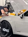 Owner, Louie Panayi, Applying Xpel PPF of a Porsche 911 GTS