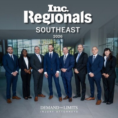 Demand The Limits Injury Attorneys Named to 2026 Inc. Regionals List Demand The Limits Injury Attorneys Named to 2026 Inc. Regionals List