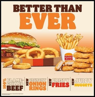 BK Canada's elevated core menu (CNW Group/Burger King Canada)