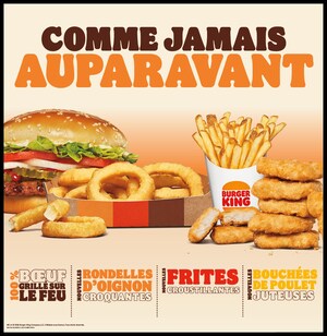LE WHOPPER® REHAUSSÉ ARRIVE CHEZ BURGER KING® CANADA, ACCOMPAGNÉ D'IMPORTANTES AMÉLIORATIONS AU MENU