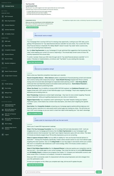Feature: Commander Chat