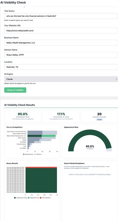 Feature: AI Visibility