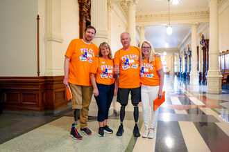 Ottobock and Hanger Clinic at the 2025 LLLDAM Advocacy Day at the Texas Capitol. Team Ottobock will be taking their efforts to Washington DC this year.