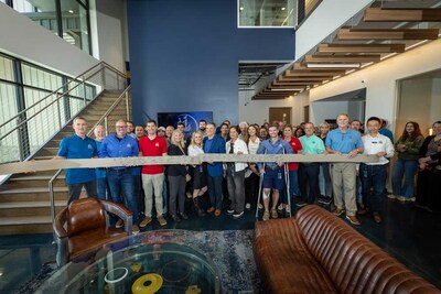 The Drake Plastics team enjoying the Grand Opening of their new, state of the art facility.