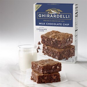 Ghirardelli® Sweetens The Baking Aisle For Milk Chocolate Fans with All-New Milk Chocolate Chip Brownie Mix