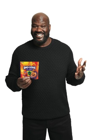 Shaq Is Back! Shaq-A-Licious SLAMS, A Slam Dunk Gummy Candy, Brings Big Flavor to Final Four® Weekend