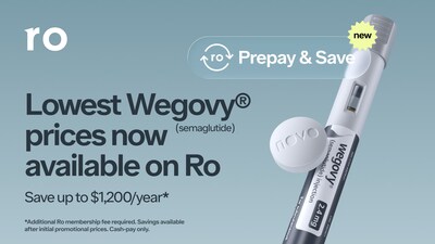 Lowest Wegovy® (semaglutide) prices now available on Ro