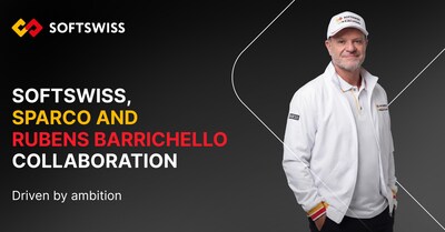 SOFTSWISS, Rubens Barrichello and Sparco collaboration SOFTSWISS, Rubens Barrichello and Sparco collaboration