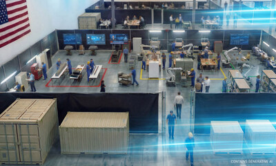 A rendering of how Lockheed Martin’s Rapid Fielding Center can be customized for unique development programs, accelerating the timeline from concept to production.