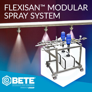 NEW PRODUCT: FlexiSan Modular Spray System for Mobile and Efficient Equipment and Plant Sanitation