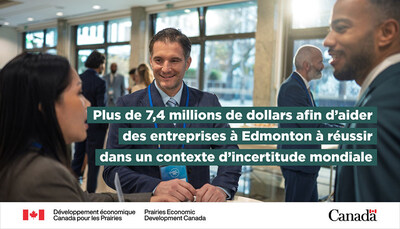 Le gouvernement du Canada investit dans des entreprises de l'Alberta touchées par les droits de douane pour stimuler l'expansion du commerce et la croissance du marché