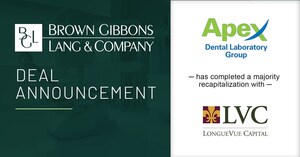 BGL Announces the Majority Recapitalization of Apex Dental Laboratory Group by LongueVue Capital