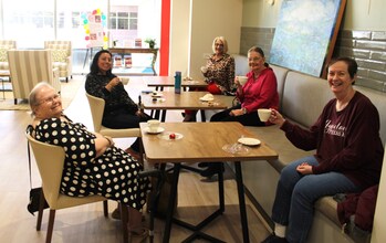 CSCNT participants enjoying afternoon tea