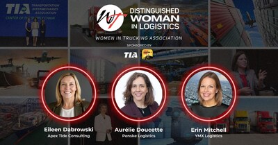 The Women In Trucking Association (WIT) 2026 Distinguished Woman in Logistics Finalists. This program is sponsored by the Transportation Intermediaries Association (TIA) and Truck Parking Club.