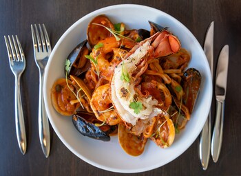 Spicy Seafood Linguini