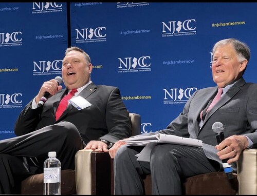 Rich Butkus, President/Managing Partner of Control Point Associates, Inc. and Tom Bracken, President/CEO of New Jersey Chamber of Commerce