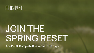 Perspire Sauna Studio's Spring Reset Challenge starts today through April 30 for a chance to win a complimentary one-month IRitual unlimited membership. Perspire Sauna Studio's Spring Reset Challenge starts today through April 30 for a chance to win a complimentary one-month IRitual unlimited membership.