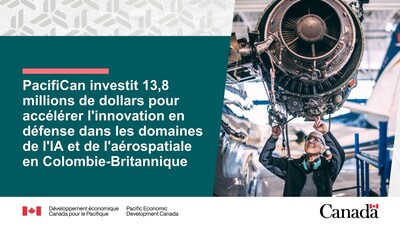 PacifiCan investit 13,8 millions de dollars pour accélérer l'innovation dans les domaines de l'IA et de l'aérospatiale en Colombie-Britannique