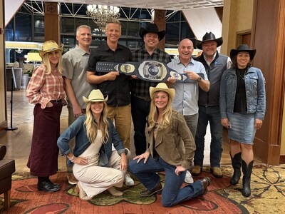 CGM CEO Benedikt Brueckle with AZCOMP President Lance Foster, COO Keven Cluff and other CGM and AZCOMP team members. CGM CEO Benedikt Brueckle with AZCOMP President Lance Foster, COO Keven Cluff and other CGM and AZCOMP team members.