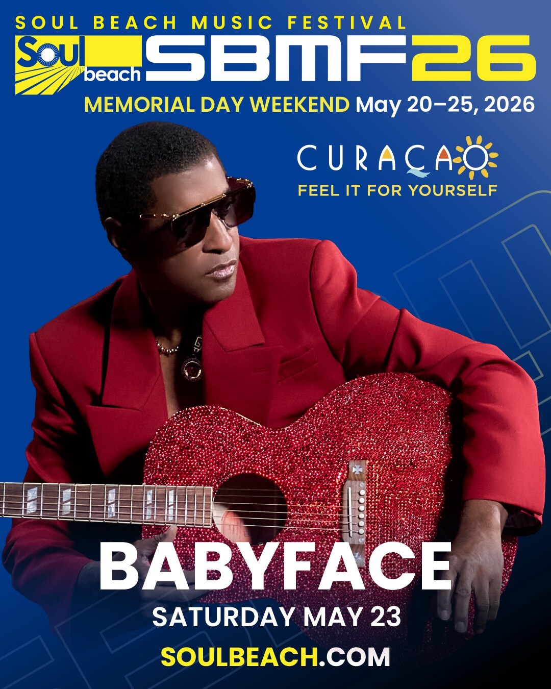 Soul Beach Music Festival 2026 Hosted by Curaçao Unveils Star-Studded Lineup Babyface, Jodeci, and Deon Cole: Paradise Awaits - Come Feed Your Soul