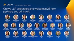 Crowe welcomes and celebrates 25 new partners and principals
