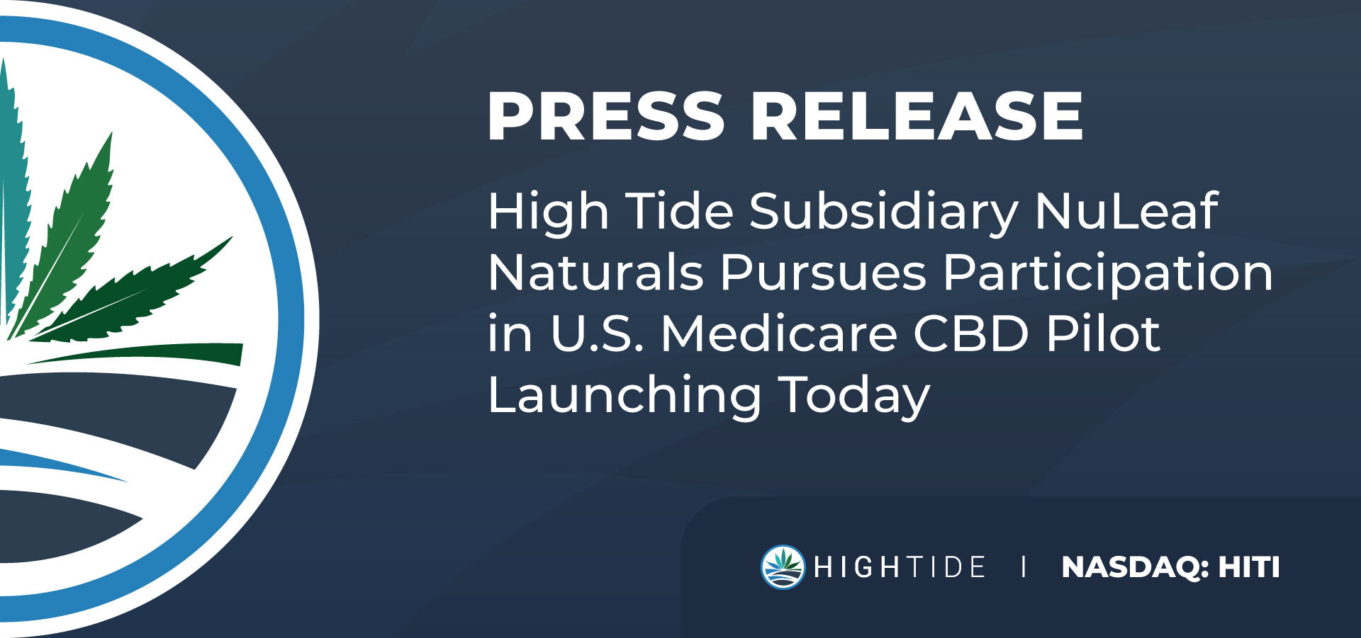 High Tide Subsidiary NuLeaf Naturals Pursues Participation i