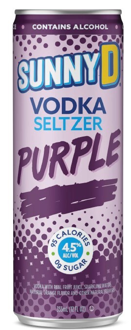 SunnyD Vodka Seltzer Brings PURPLE to Life -- A Flavor 30 Years in the Making