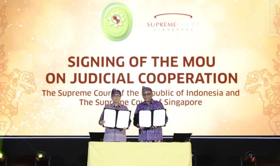 Supreme Courts of Singapore and Indonesia Sign Memorandum of