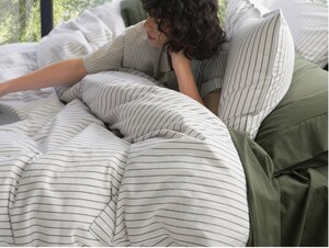 Bedsure Launches PureWoven™ Striped Washed Cotton Duvet Cover Set Crafted for Breathable, All-Season Comfort