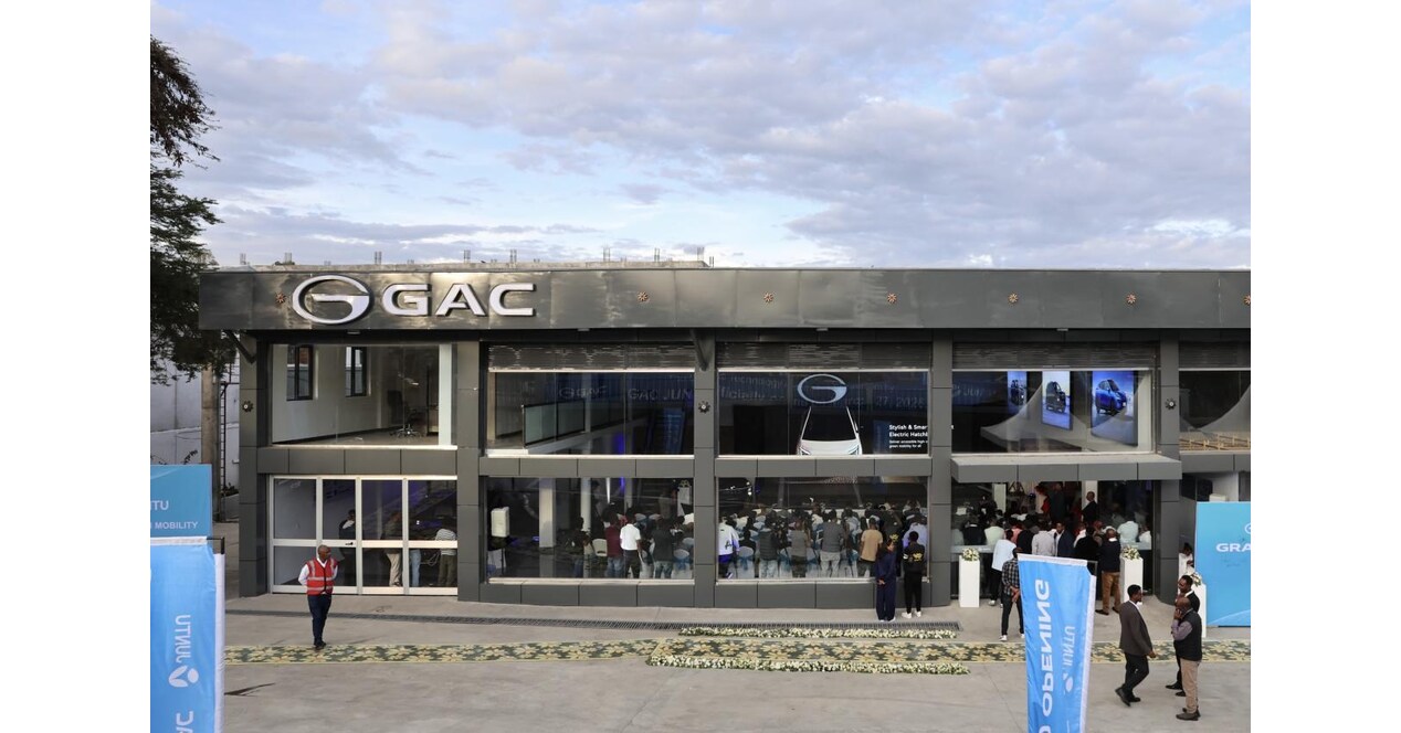GAC Debuts Four Flagship Pure Electric Models in Ethiopia - GAC JUNTU Flagship Showroom Officially Opens