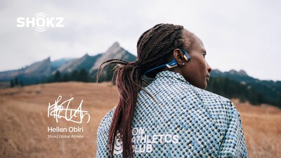 Hellen Obiri, Shokz Global Athlete and world champion marathon runner Hellen Obiri, Shokz Global Athlete and world champion marathon runner