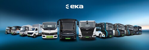 EKA Mobility’s Range of Electric Commercial Vehicles (eBuses, eTrucks & eSCVs)